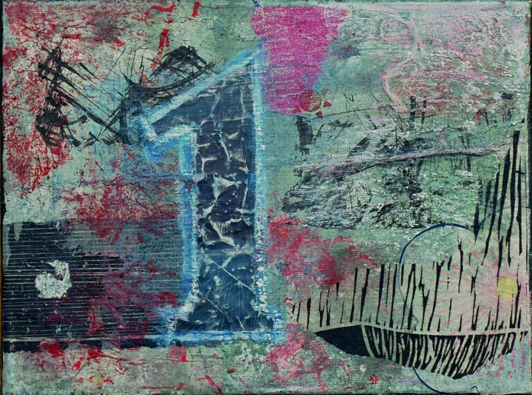 1 - mixed media collage af Baryhl Art